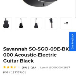 Savannah Acoustic Electric Guitar 