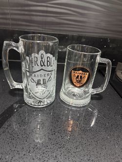 Raiders beer mugs