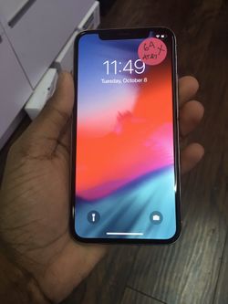 iPhone X 64GB AT&T Excellent Condition With Free Charger