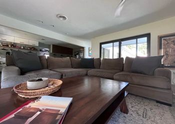 Brown Micro Fiber Deep Sectional - MUST GO!