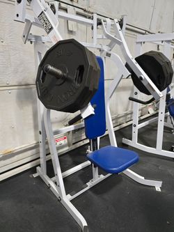 Hammer Strength Incline Press Commercial Gym Equipment Exercise Weight Plate Loaded Fitness Machine