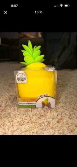 Sunny Days Jumbo Squeezy Fresh Market Pineapple Fruit Squishy Toy Stress Sensory