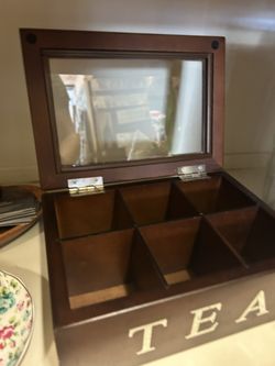 Vintage Wood Tea Box