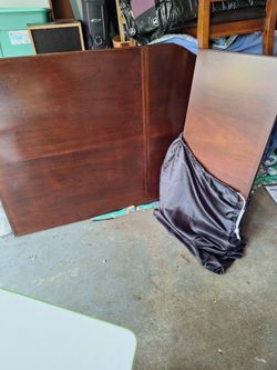 72/90  inch cherry Wood Dining table and  6 chairs