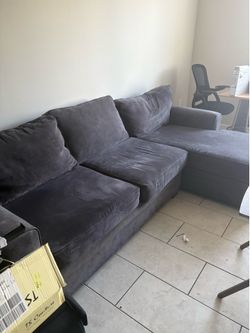 Roll out sofa bed. Good condition