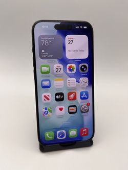 Apple iPhone 15 Pro 256gb AT&T For Parts Cracked Back T trilumallc