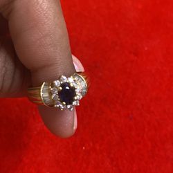 14KT REAL GOLD WEDDING RING 