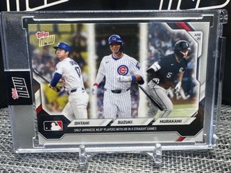Shohei Ohtani  Seiya Suzuki  Munetaka Murakami 2026 MLB TOPPS NOW #104 Encased