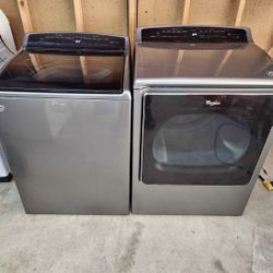 Neatly Whirlpool Cabrio Washer & Dryer. 