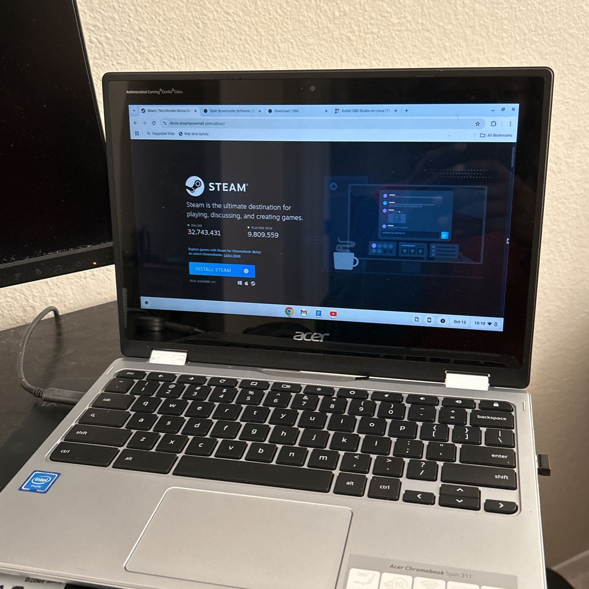 Acer Folding Chrome Book (also Tablet) Touchscreen