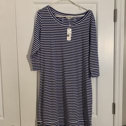 Simply Noelle striped summer dress size L/XL