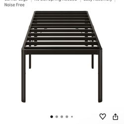 24 Inch Tall Twin XL Metal Bed Frame