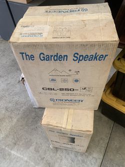 🌟 Pioneer CSL-250 & CSL-300 Outdoor Garden Speakers – NEW in Box 🌟