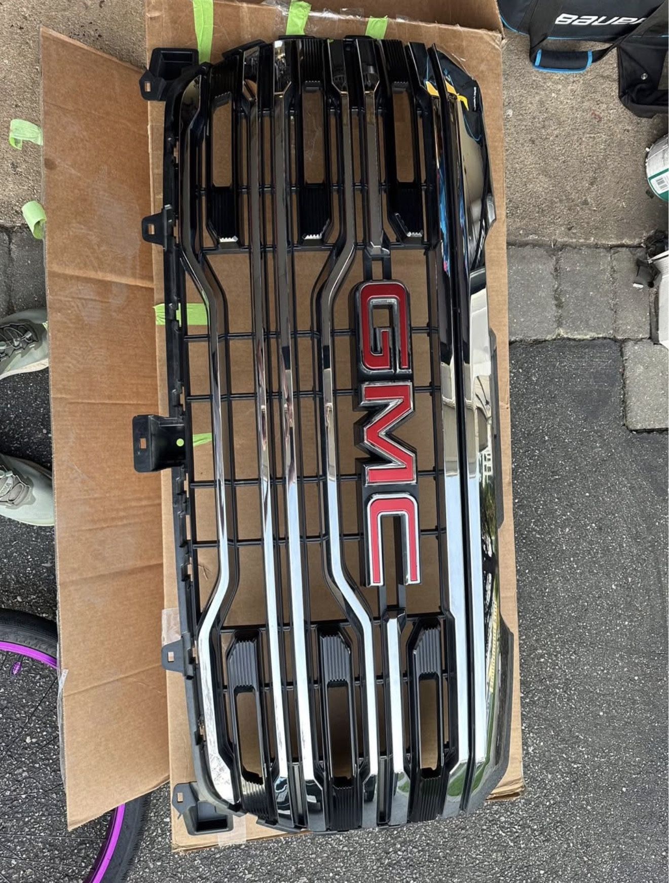 БМС 2023 gmc sierra chrome OEM front grille
