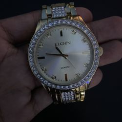 Gold Diamond Watch 