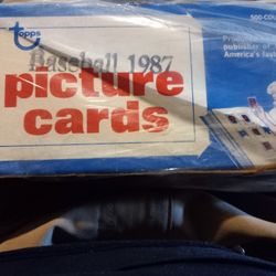 1987 Vending Box Topps Baseball Cards 