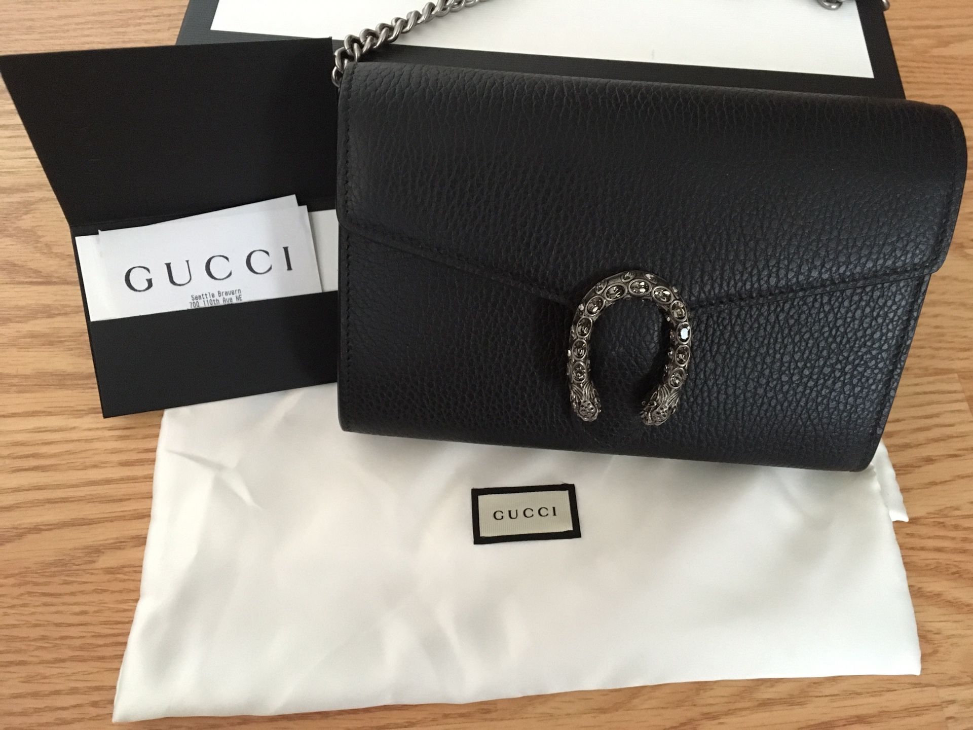 Brand New Gucci Dionysus Wallet on Chain