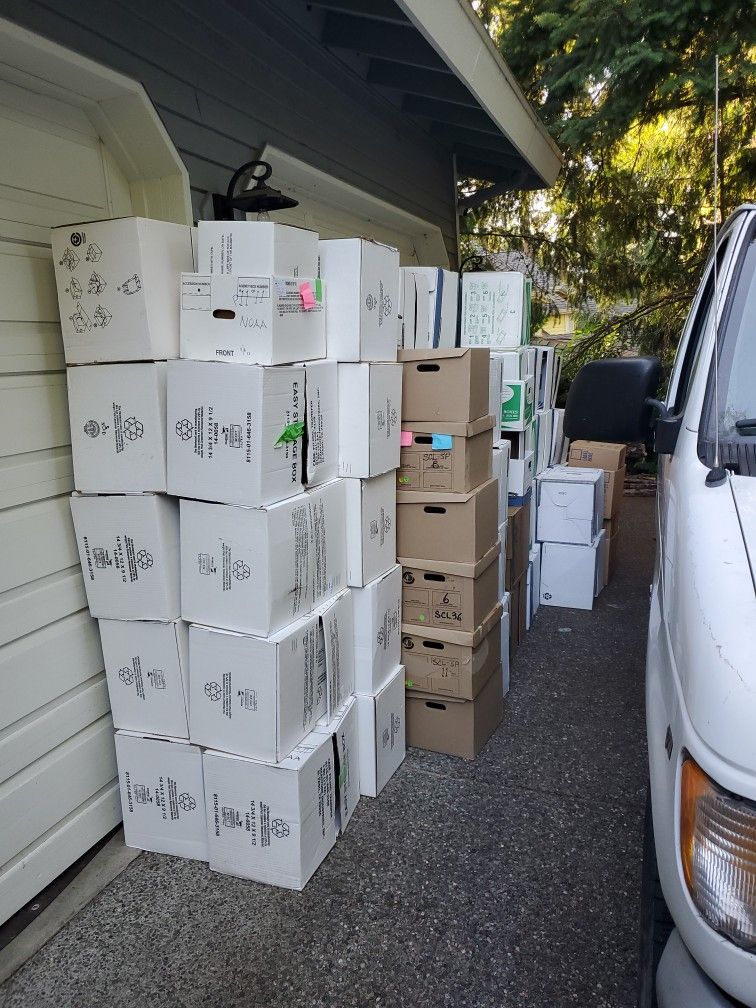 Storage Boxes & Bankers Boxes 200 Available