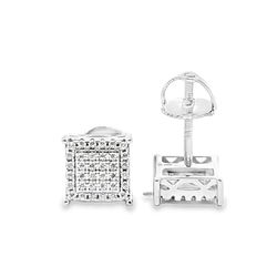 Sterling Silver VVS Mojssanite 0.34 CTW Fancy E