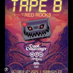 3 tickets for Tape B at Red Rocks
