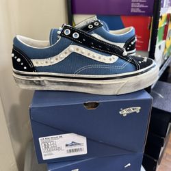 Vans LX Old Skool 36 Pearlized Pack Black Navy Size 6.5M