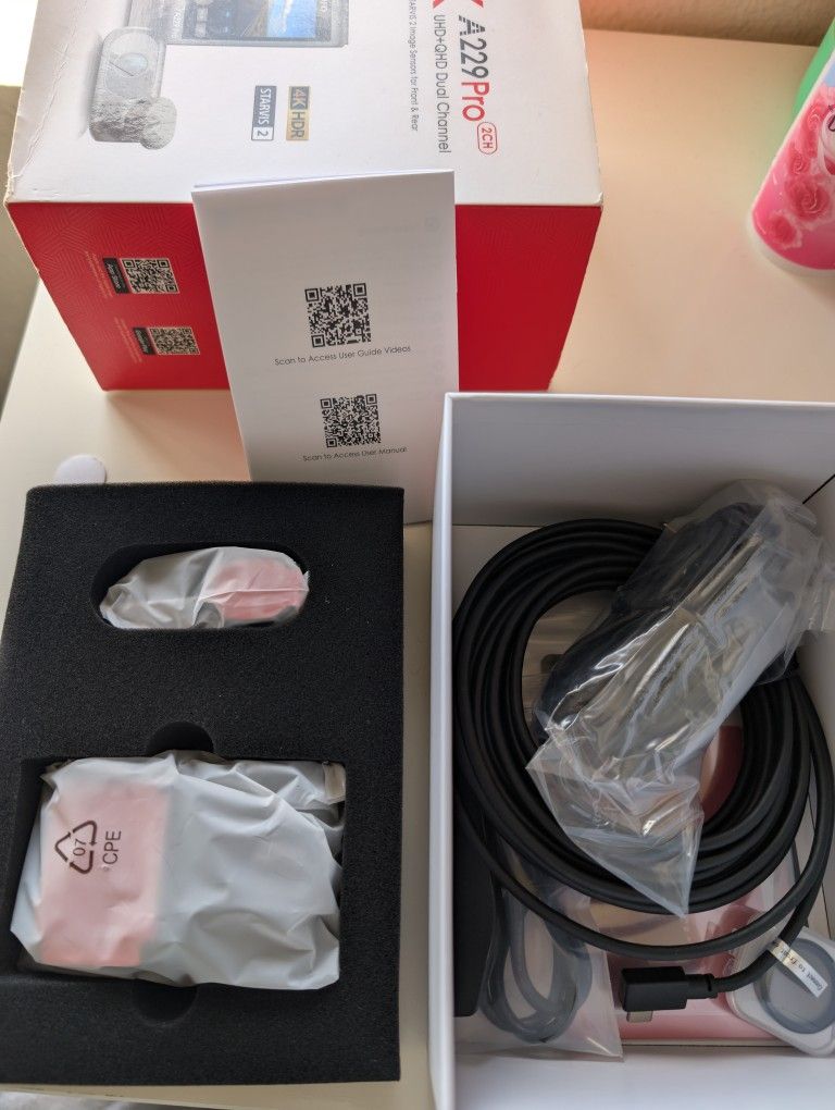 Dash Cam VIOFO A229 PRO 4K Front + 2K Rear. Parking Mode, Night Vision, Voice Control