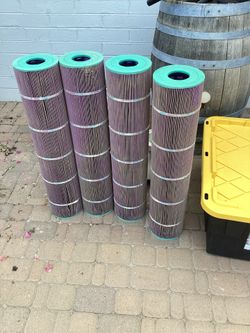 Pool filter cartridges