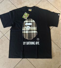 Black Burberry x Bape Tee