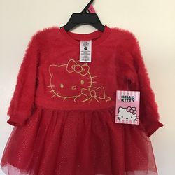 Hello kitty red dress NWT