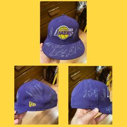 Signed/Autographed Lakers Hat