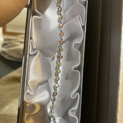 Gorgeous yellow sapphire bracelet - 6.5” - brand new! 