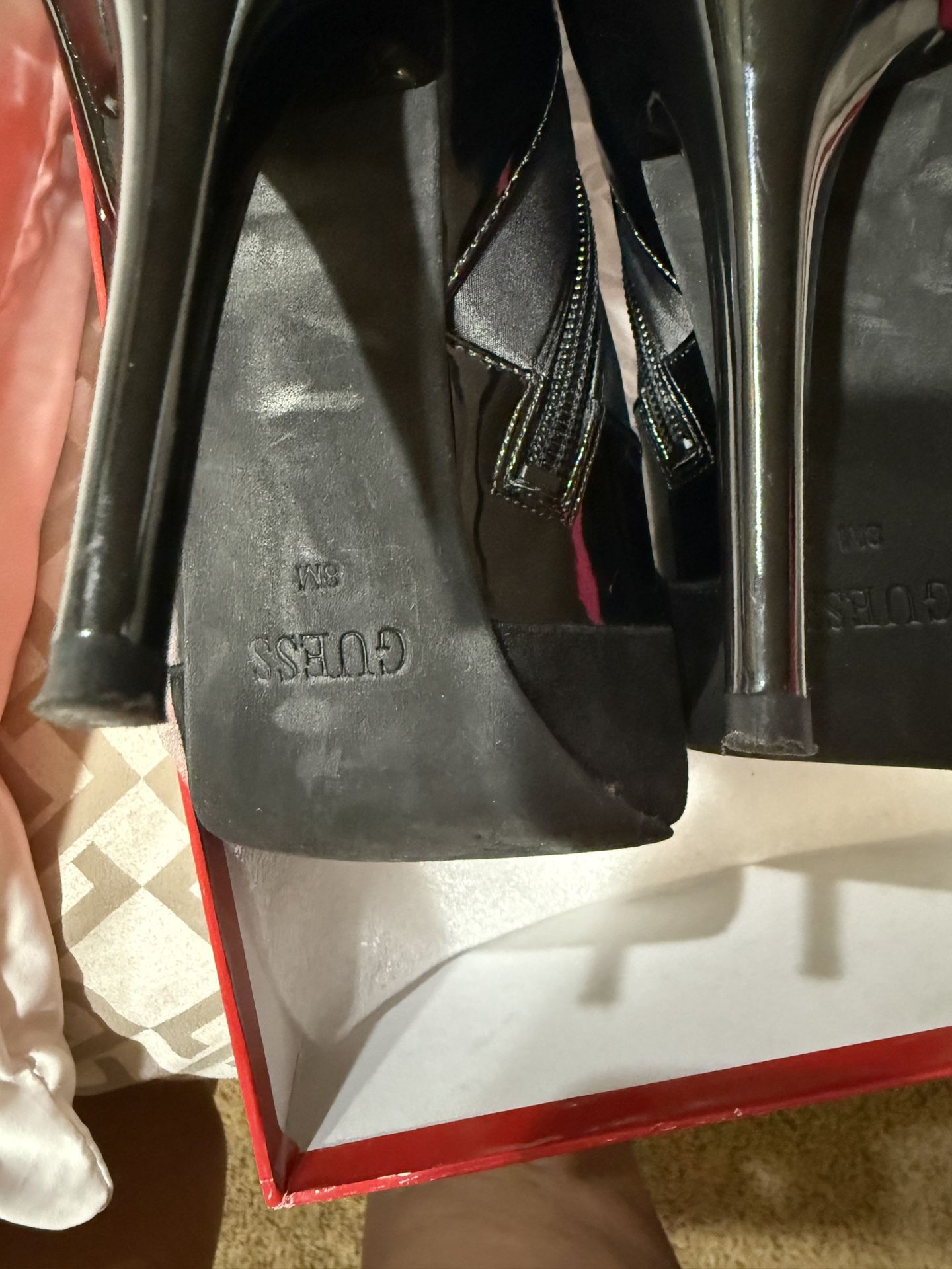 Guess Ankle Black Boots 8.5