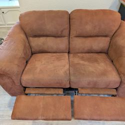 Gently Used Double Recliner Loveseat