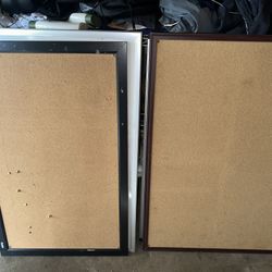 cork bulletin board (x2)