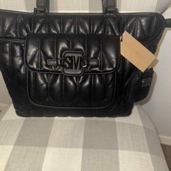 MWT Quilted Steve Madden tote bag