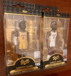 Funko Vinyl Gold 5 in: LeBron James Combo Regular & (Chase) Funko GOLD