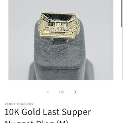 Last Supper Ring 10k Size 12!!
