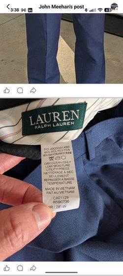Ralph Lauren Royal Navy dress pants 16r 28