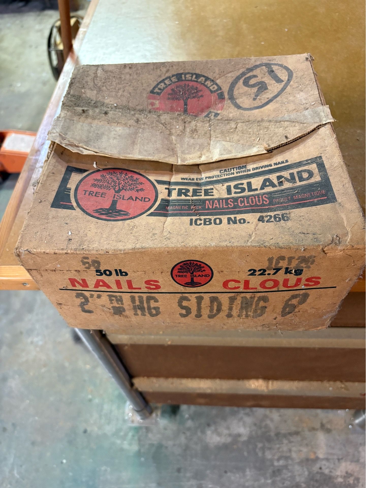 2” Hot Galv Siding Nails (50lb box)