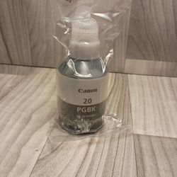 Cannon  GI-20 PGBK BLACK Ink Refill Bottle 170ml  VACUUM SEALED