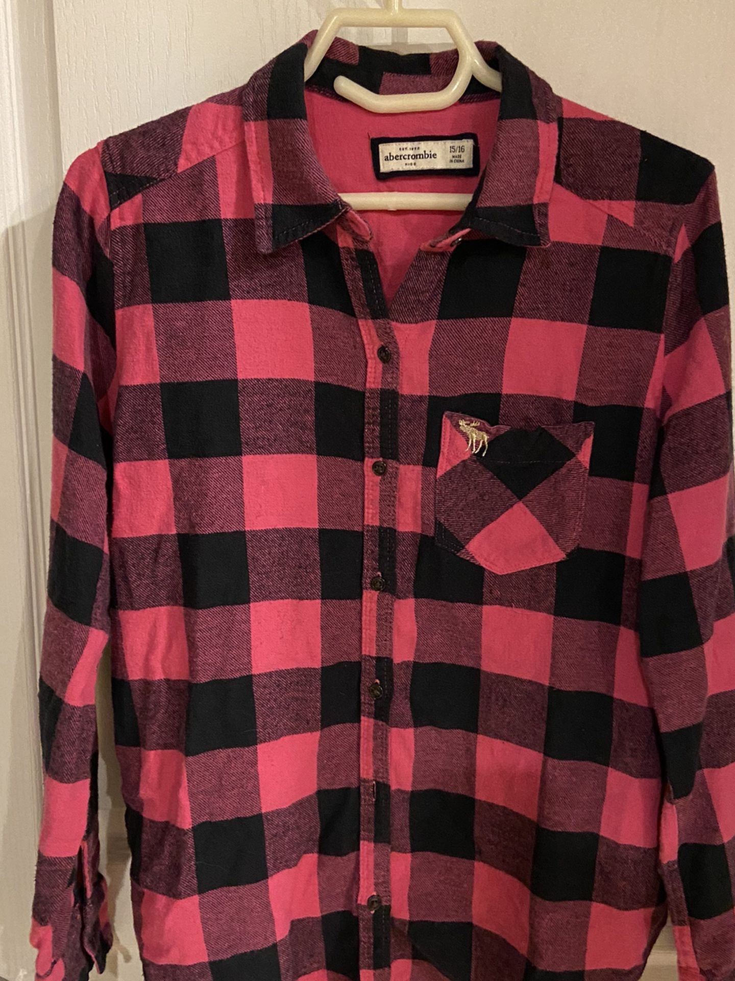 Girl’s Flannel Shirt - Ambercrombie