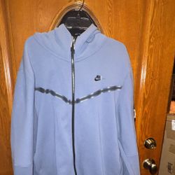 Blue Nike Tech Men’s Fleece Full Zip Jacket