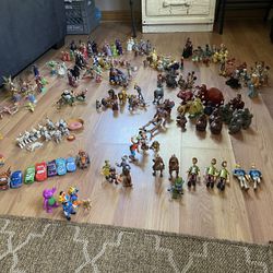 Wrestling Figures As Set 100 And Game
