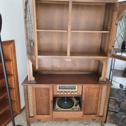 Vintage stereo console  "console record player" from the 1960s