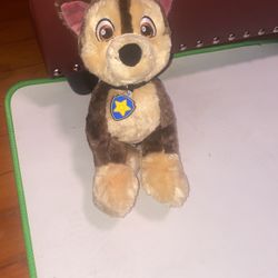 Chase paw patrol plush build a bear