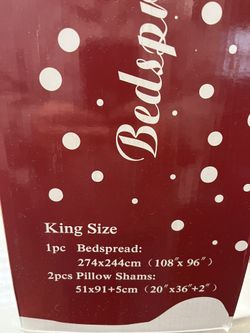 Brand New King Size Christmas Bedding 3 Piece