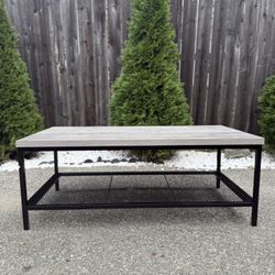 Rustic Grey Coffee Table