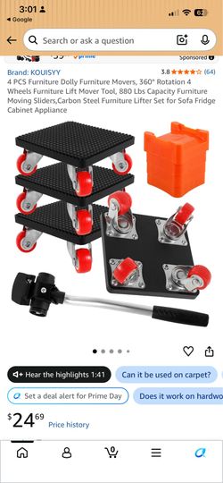 New furniture dolly