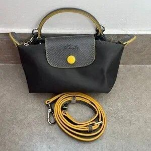 Longchamp Gray Mini Dumpling Buns