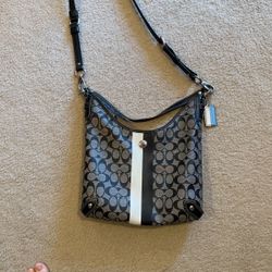 Coach signature Coated Canvas Black/grey